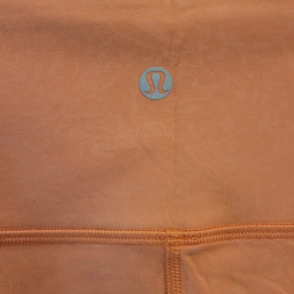 Lululemon / Shorts / High Rise / Orange / Size 4/6 - Picture 4 of 5